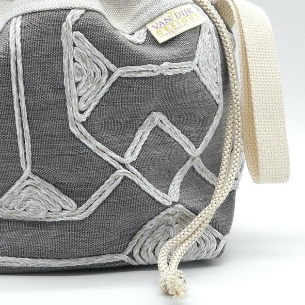 close up showing fabric detail