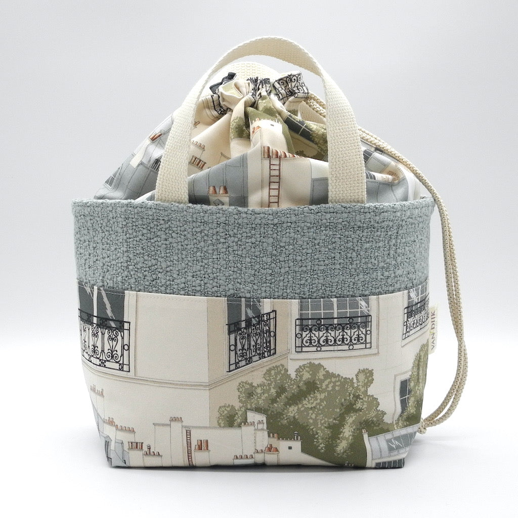 Drawstring Project Basket - Medium