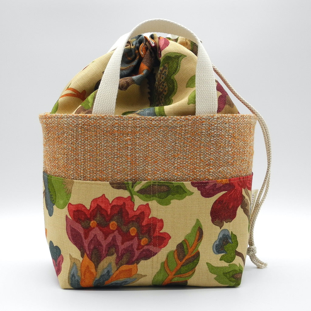 Drawstring Project Basket - Medium