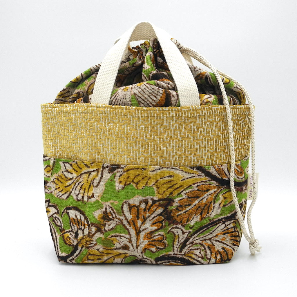 Drawstring Project Basket - Medium