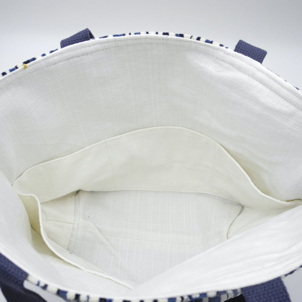 Pocket Tote - Larger Deluxe 2 Tone