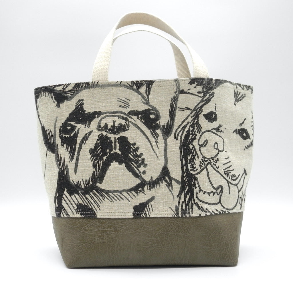 Pocket Tote - Larger Deluxe 2 Tone