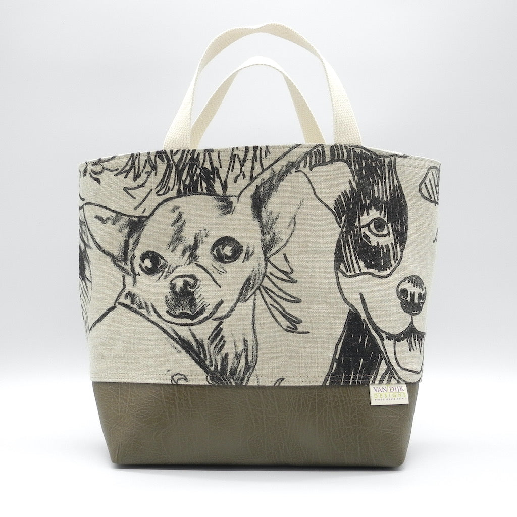 Pocket Tote - Larger Deluxe 2 Tone