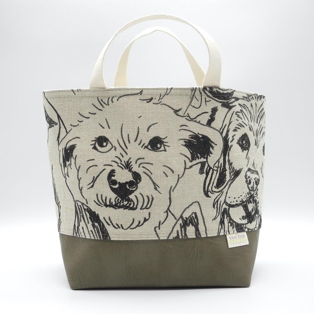 Pocket Tote - Larger Deluxe 2 Tone