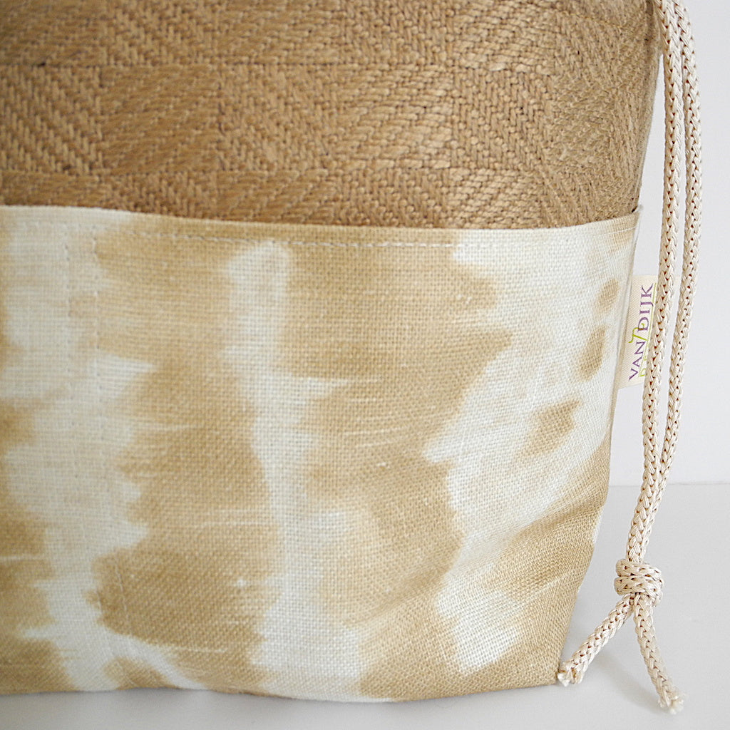 up close showing fabric detail