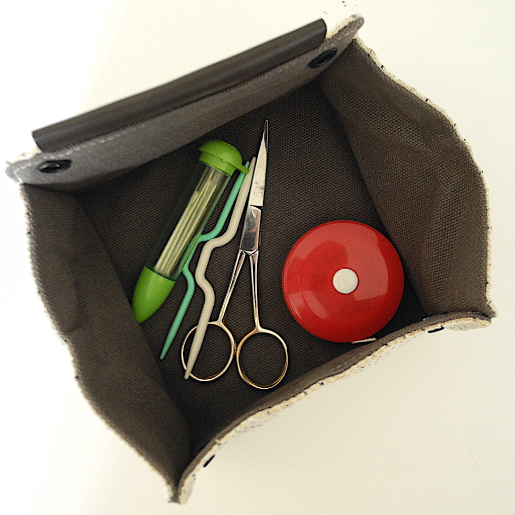 notions tray open showing notions