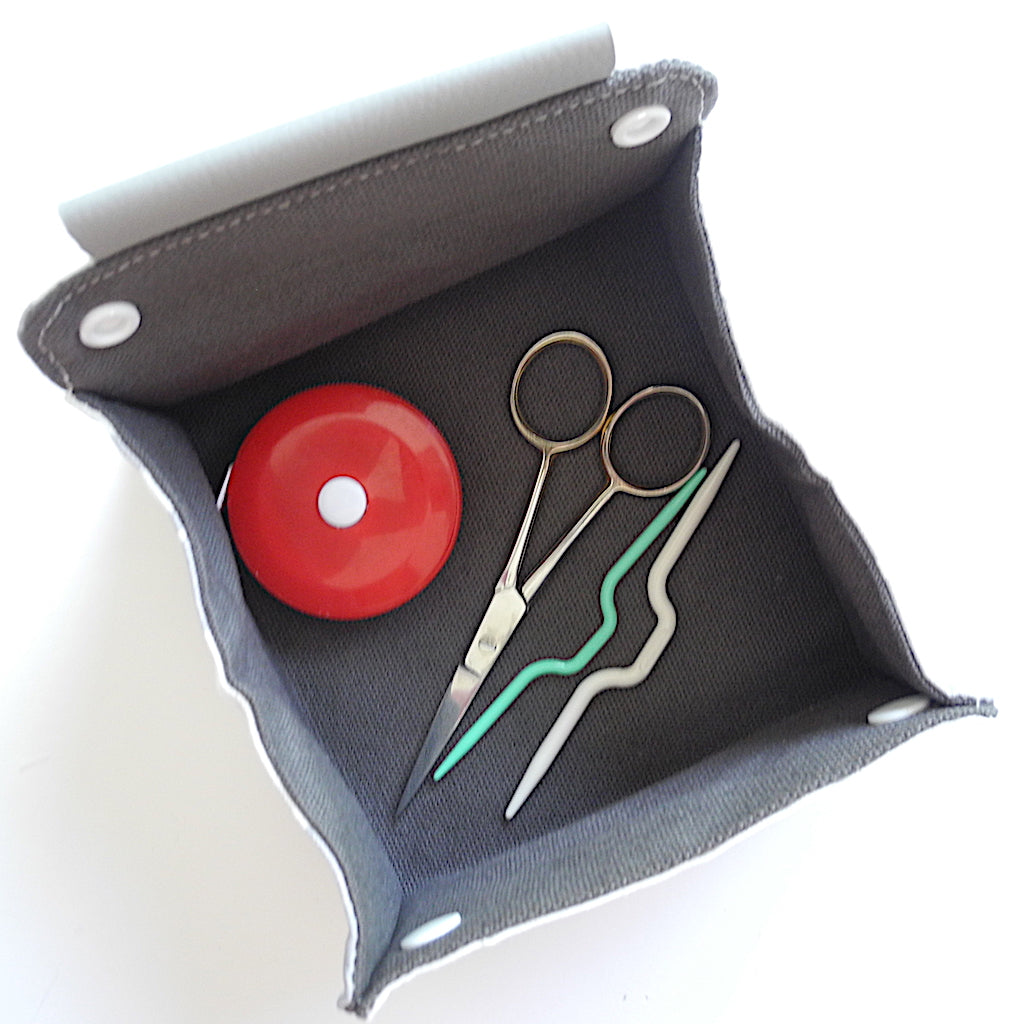 notions tray open showing notions