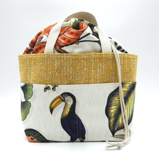 Drawstring Project Basket - Large