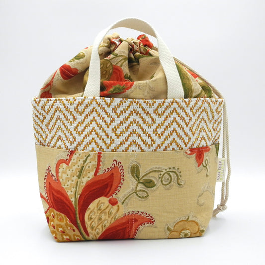 Drawstring Project Basket - Medium