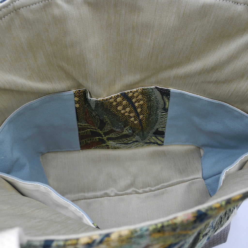 Pocket Tote - Larger Deluxe 2 Tone