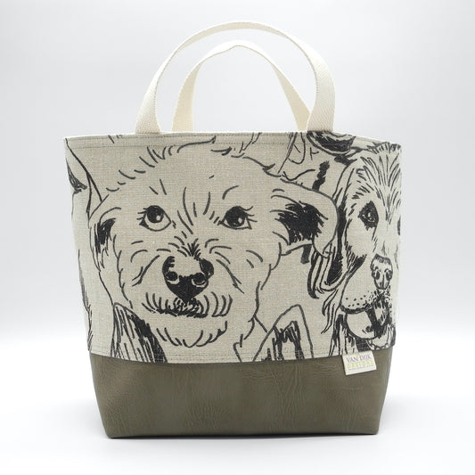 Pocket Tote - Larger Deluxe 2 Tone