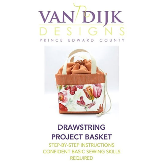 DIY Drawstring Project Bag Instructions