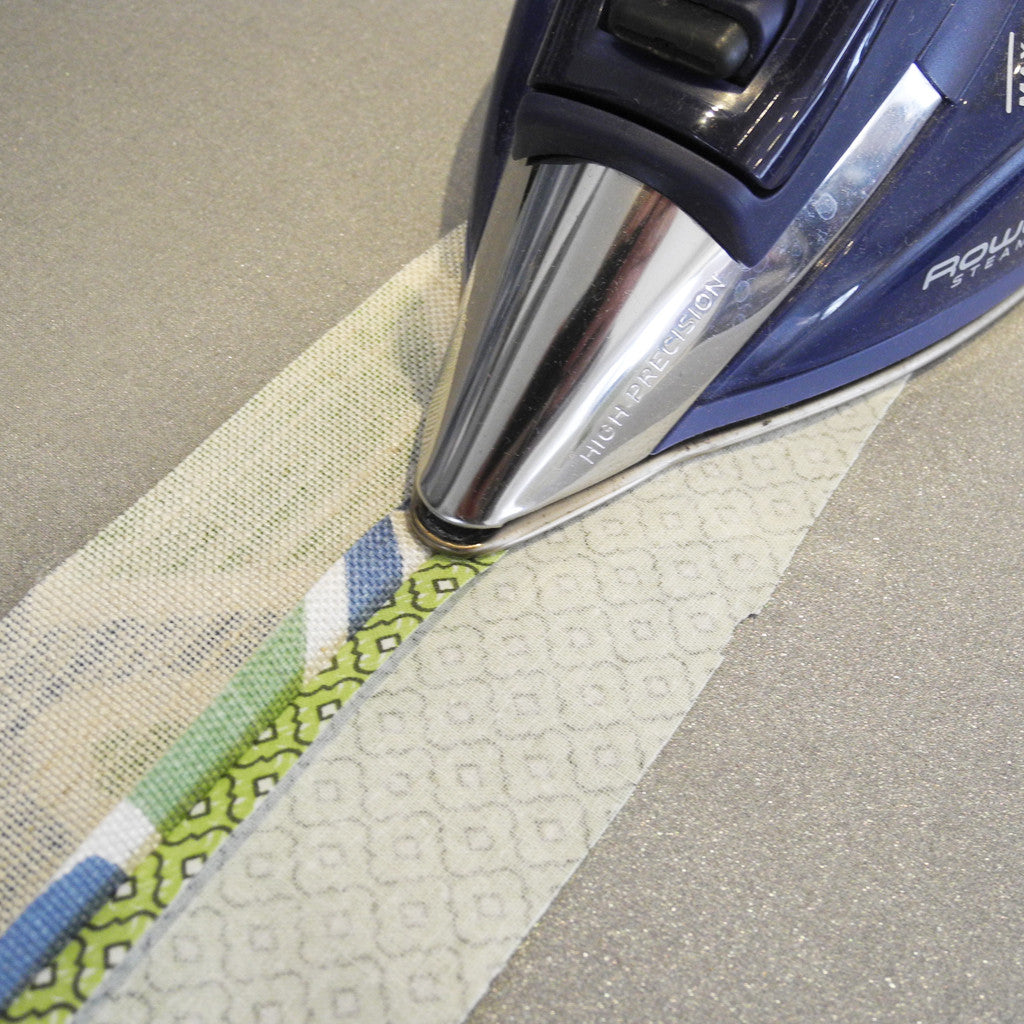 Ironing seam open